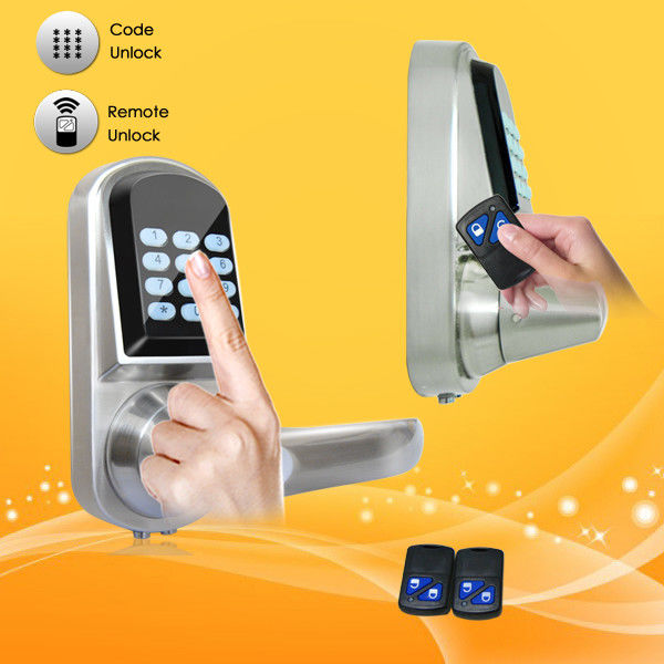 kualitas kunci pintu sidik jari biometrik bluetooth smart door lock produsen