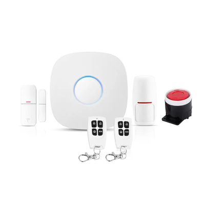 Tuya Smart Home Wireless WiFi 4G GSM Gateway Sistem Alarm Mendukung Sensor Pintu/Jendela dan detektor gerak PIR