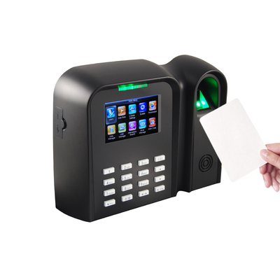 ID Card Reader Fingerprint Time Attendance System With ADMS With IP/USB Port