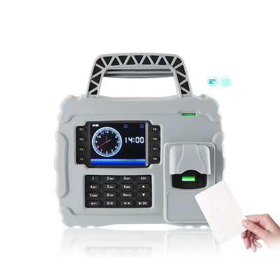Waterproof IP65 Portable RFID Card Reader Sistem Perekam Waktu dan Sidang Waktu Sidik Jari