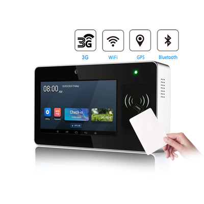 Wireless 3G Android sidik jari kartu RFID Terminal Sistem Kehadiran Waktu dengan WIFI dan GPS